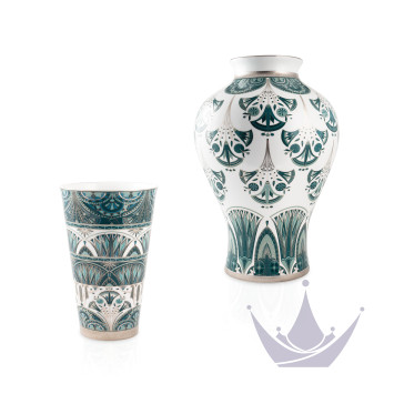 Коллекция Reves Du Nil Vert Platin бренда Haviland