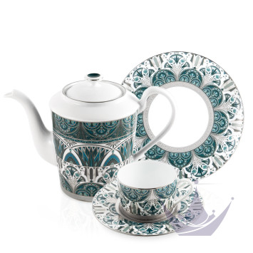 Коллекция Reves Du Nil Vert Platin бренда Haviland