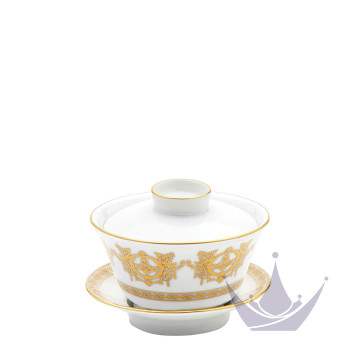 Чашка чайная с блюдцем и крышкой 0,13л коллекции Ritz Imperial бренда Haviland