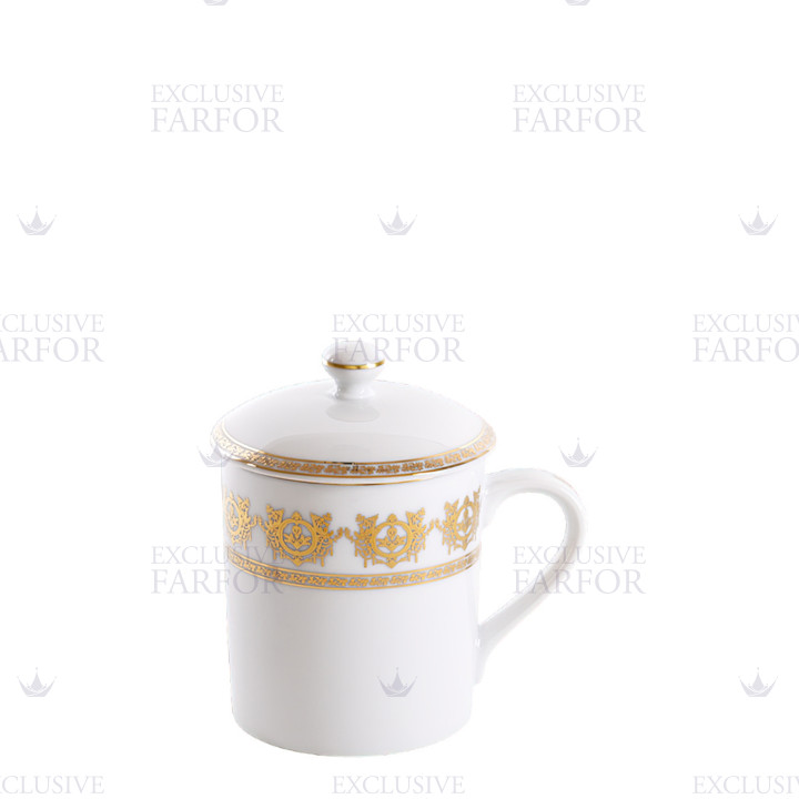 Кружка с крышкой 0,27л коллекции Ritz Imperial бренда Haviland