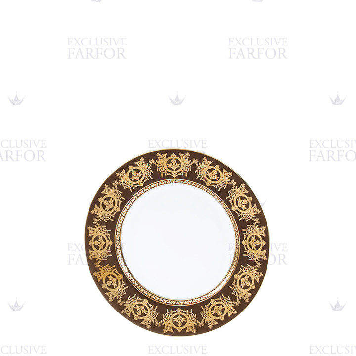 Тарелка десертная 16см коллекции Ritz Imperial Bronze бренда Haviland