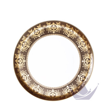 Тарелка тортовая 31,5см коллекции Ritz Imperial Bronze бренда Haviland
