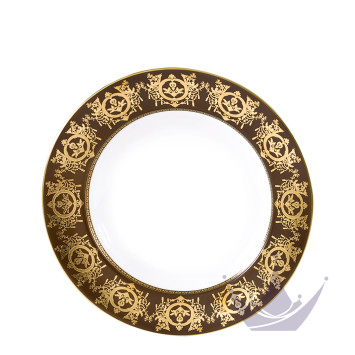 Тарелка глубокая 31,5см коллекции Ritz Imperial Bronze бренда Haviland