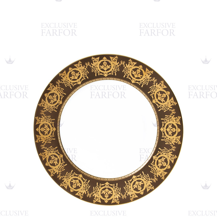 Тарелка главная 28см коллекции Ritz Imperial Bronze бренда Haviland