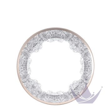 Тарелка главная 28см коллекции Romane Gris бренда Haviland