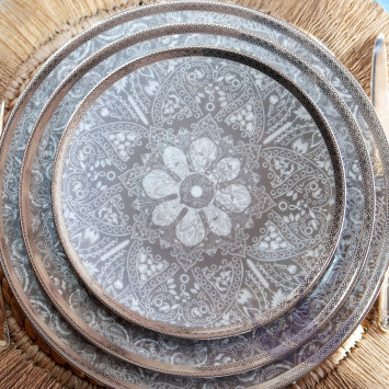 Тарелка сервировочная 32см коллекции Romane Gris бренда Haviland