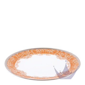Тарелка главная 28см коллекции Romane Orange бренда Haviland