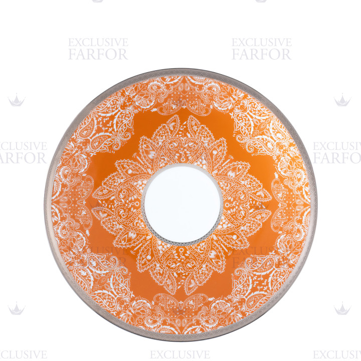 Тарелка сервировочная 32см коллекции Romane Orange бренда Haviland
