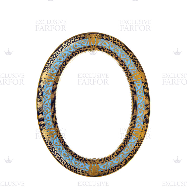 Блюдо овальное 34,5см коллекции Salon Murat Bleu Ciel бренда Haviland