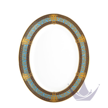 Блюдо овальное 40см коллекции Salon Murat Bleu Ciel бренда Haviland
