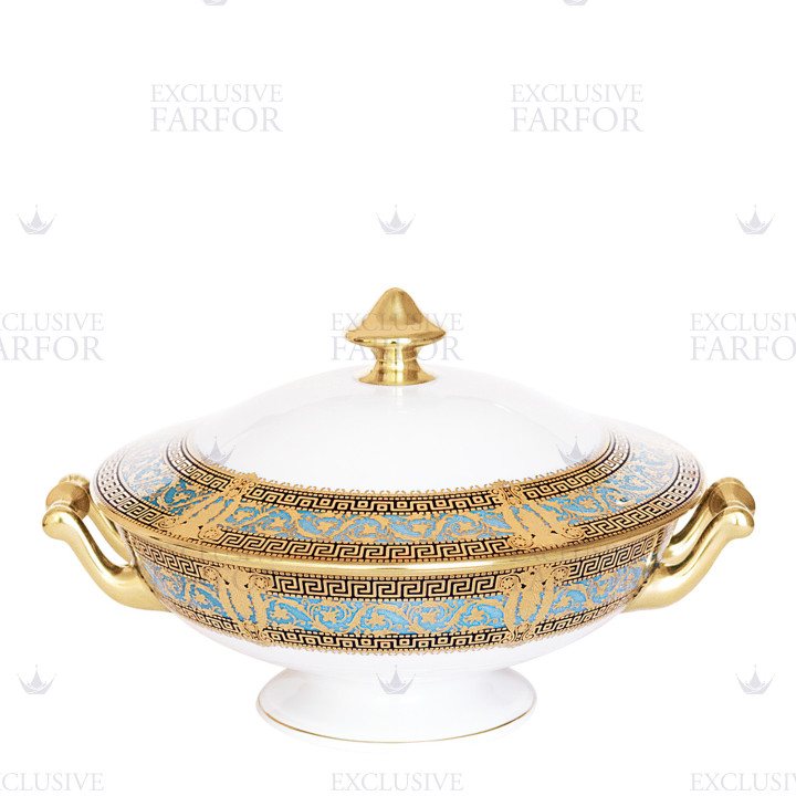 Рагушница 0,8л коллекции Salon Murat Bleu Ciel бренда Haviland