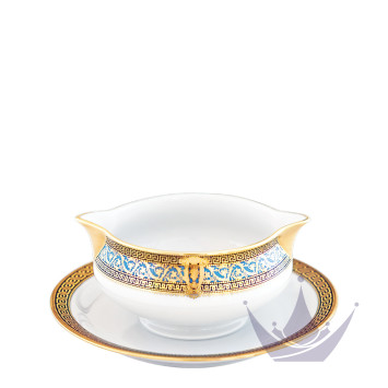 Соусник с подставкой 0,3л коллекции Salon Murat Bleu Ciel бренда Haviland