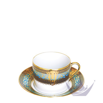Чашка для завтрака с блюдцем 0,3л коллекции Salon Murat Bleu Ciel бренда Haviland