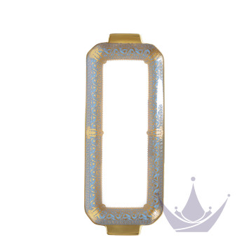 Блюдо для пирога 39х15,5см коллекции Salon Murat Bleu Ciel бренда Haviland