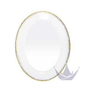 Блюдо овальное 40см коллекции Souffle D'or бренда Haviland