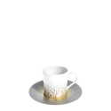 Чашка кофейная с блюдцем 0,075л коллекции Souffle D'or бренда Haviland