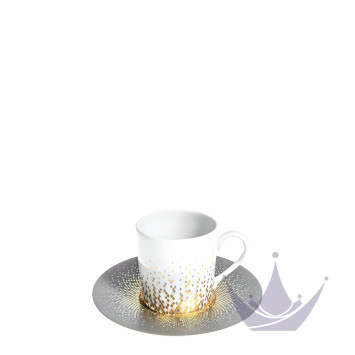 Чашка кофейная с блюдцем 0,075л коллекции Souffle D'or бренда Haviland