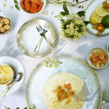 Тарелка суповая 21,5см коллекции Souffle D'or бренда Haviland