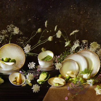 Тарелка главная 27см коллекции Souffle D'or бренда Haviland