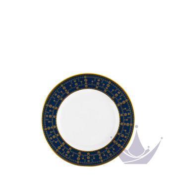 Тарелка десертная 16см коллекции Tiara Bleu de Prusse Or бренда Haviland