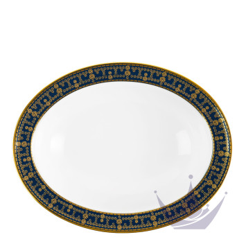 Чаша для овощей 23,5см коллекции Tiara Bleu de Prusse Or бренда Haviland