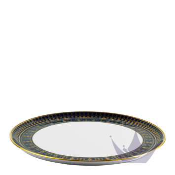 Тарелка тортовая 31,5см коллекции Tiara Bleu de Prusse Or бренда Haviland