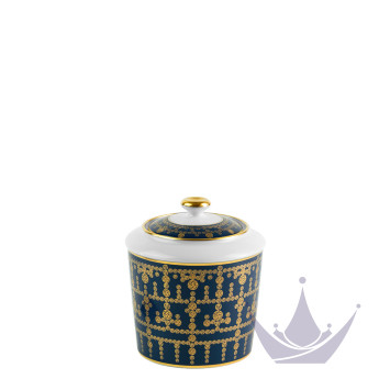 Сахарница 0,25л коллекции Tiara Bleu de Prusse Or бренда Haviland