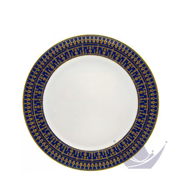 Тарелка подстановочная 31,5см коллекции Tiara Bleu de Prusse Or бренда Haviland