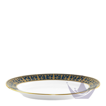 Блюдо для гарнира 23х16,5см коллекции Tiara Bleu de Prusse Or бренда Haviland