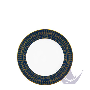 Тарелка закусочная 22см коллекции Tiara Bleu de Prusse Or бренда Haviland