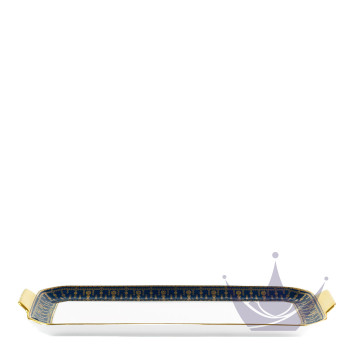 Блюдо для пирога 39х15,5см коллекции Tiara Bleu de Prusse Or бренда Haviland