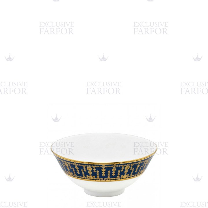 Чаша для риса 13см коллекции Tiara Bleu de Prusse Or бренда Haviland