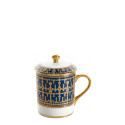Кружка с крышкой 0,27л коллекции Tiara Bleu de Prusse Or бренда Haviland