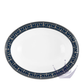 Чаша для овощей 23,5см коллекции Tiara Bleu de Prusse Platin бренда Haviland