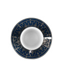 Чашка кофейная с блюдцем 0,075л коллекции Tiara Bleu de Prusse Platin бренда Haviland