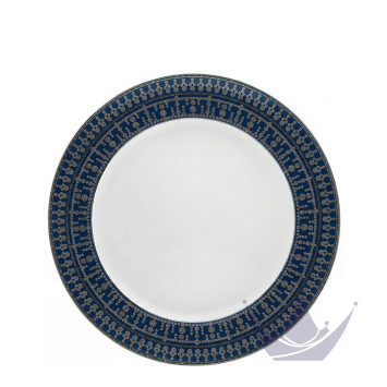Тарелка подстановочная 31,5см коллекции Tiara Bleu de Prusse Platin бренда Haviland