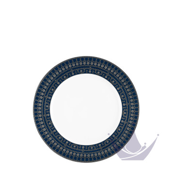 Тарелка закусочная 22см коллекции Tiara Bleu de Prusse Platin бренда Haviland