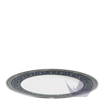 Тарелка главная 28см коллекции Tiara Bleu de Prusse Platin бренда Haviland