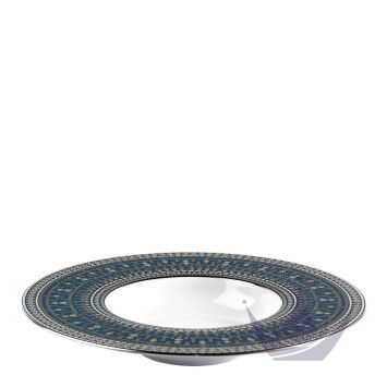 Тарелка для ризотто 28,5см коллекции Tiara Bleu de Prusse Platin бренда Haviland