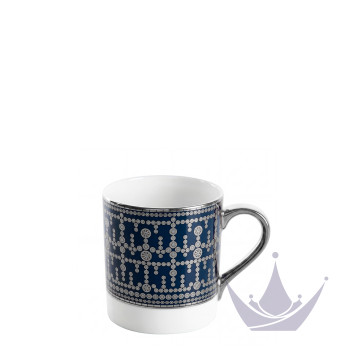 Кружка 0,27л коллекции Tiara Bleu de Prusse Platin бренда Haviland