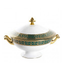 Супница 2л коллекции Tiara Bleu Paon Or бренда Haviland