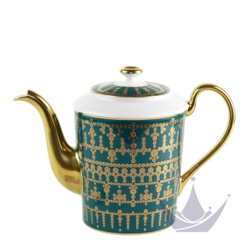 Чайник 1л коллекции Tiara Bleu Paon Or бренда Haviland