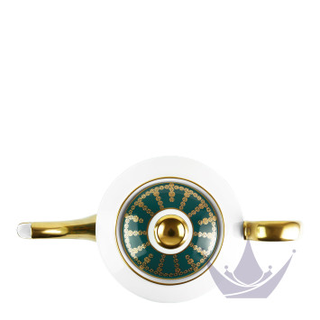 Чайник 1л коллекции Tiara Bleu Paon Or бренда Haviland