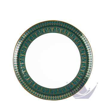 Тарелка тортовая 31,5см коллекции Tiara Bleu Paon Or бренда Haviland