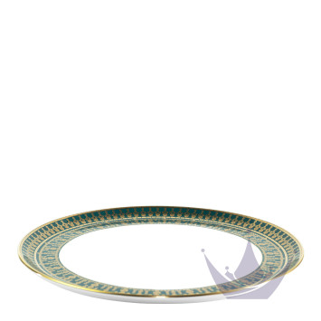Тарелка тортовая 31,5см коллекции Tiara Bleu Paon Or бренда Haviland