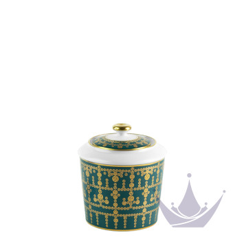 Сахарница 0,25л коллекции Tiara Bleu Paon Or бренда Haviland