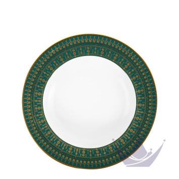 Тарелка глубокая 31,5см коллекции Tiara Bleu Paon Or бренда Haviland