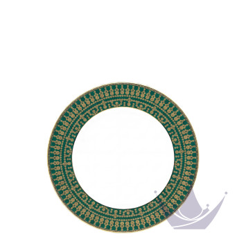 Тарелка закусочная 22см коллекции Tiara Bleu Paon Or бренда Haviland