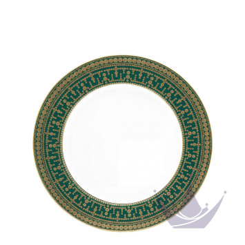 Тарелка главная 28см коллекции Tiara Bleu Paon Or бренда Haviland