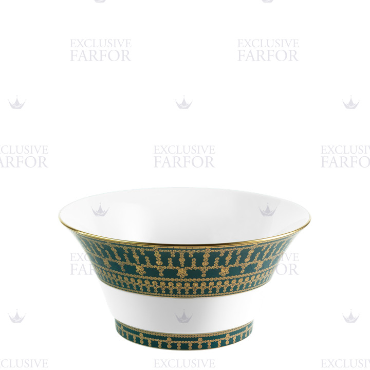 Салатник 26см коллекции Tiara Bleu Paon Or бренда Haviland